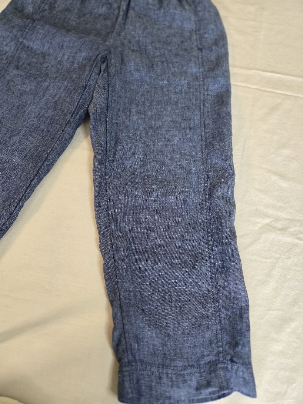 pure jill Blue Ankle-Length Cropped Pants - Picture 3 of 9